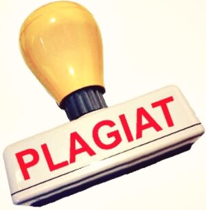 Stamp saying plagiarism