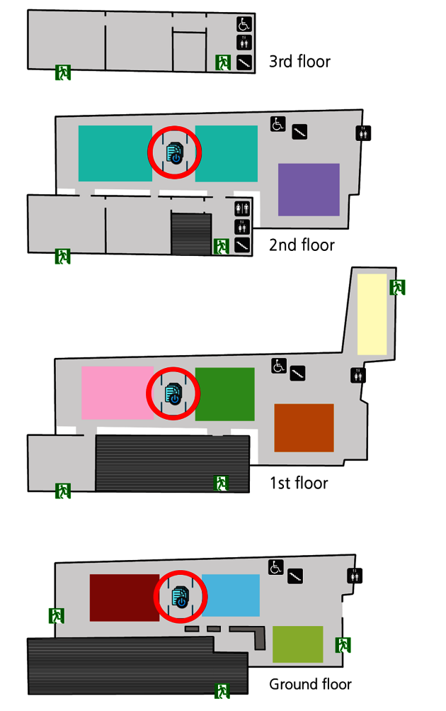 Map over printers/copiers at SOL Library