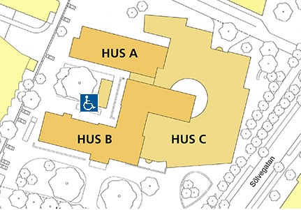 Map accessible parking LUX